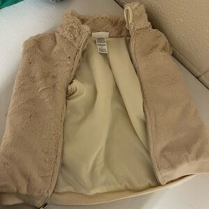 Rachel Zoe Cream Kids Teddy Jacket